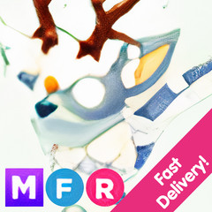 Christmas Spirit ✨ Mega Neon Fly Ride MFR ✨ US Seller Adopt From Me Today