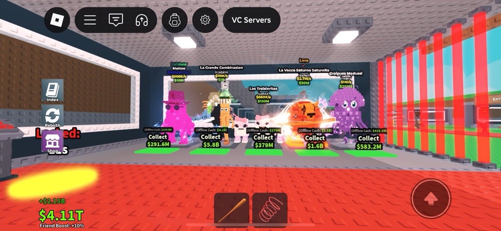 STEAL A BRAINROT Rainbow Candy Lava Secret Brainrot God Mutations RARE ITEMS