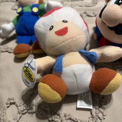 Vintage Nintendo 64 Mario, Luigi, And Toad Plush + Hang & Tush Tags (BD&A, 1997)
