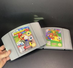 2PACK Giant Nintendo 64 cartridge wall art | Super Mario 64 And Mario Kart 64