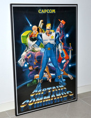 Captain Commando Original Japanese B2 Arcade Poster – Capcom