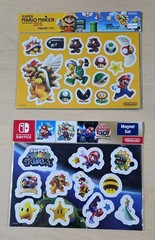 Both Nintendo Super Mario 3D All Stars 64 Galaxy Sunshine & Maker Magnet Sets