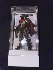 Overwatch McCree Collectible Figure in Display Case