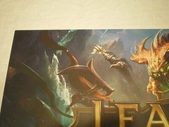 LEAGUE OF LEGENDS~ Rare 2 Sided Autographed 2017 Video Gaming 23×14 DISPLAY SIGN